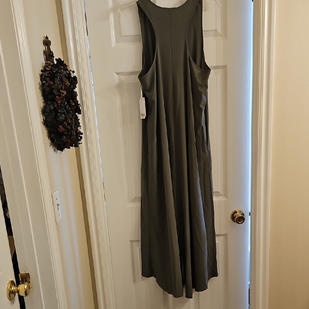 STYLUS High Low Sleeveless Dress in Gray - Picture 3 of 7